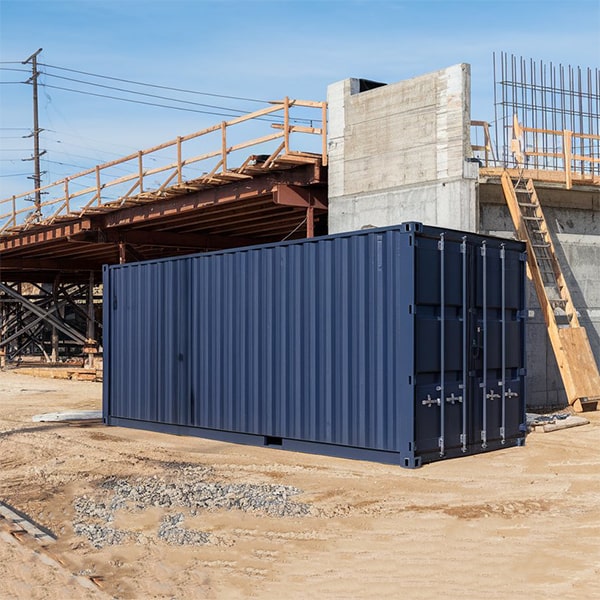 construction site storage containers can be insulated to protect contents from extreme temperatures